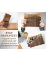 Pencil Roll-Up Holder Genuine Leather Pen Case Brush Pouch Handcrafted Organizer